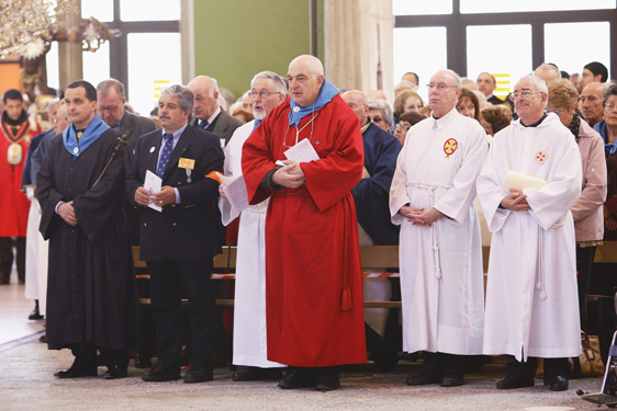 François Dunan (Pénitent Noir) et Christian Borghese (Pénitent Rouge)