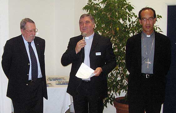 Mgr Terrancle; P. Florini, Mgr Sankalé