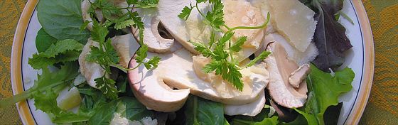 Salade d'automne aux cèpes du Comté de Nice:: cepe-salade