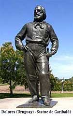 Statue de Garibadi � Dolores (Uruguay)