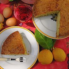 Cuisine de Nice Gâteau aux noisettes et zeste de citron de Menton