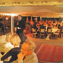 ANTIBES près de Nice Le professeur Alain Deloche à la soirée caritative Sophia-Kaboul 2006
