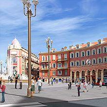 NICE La Place Masséna et son architecture néoclassique