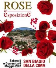 Rose en Exposition à SAN BIAGIO Riviera italienne près de NICE