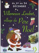 Près de Nice Villeneuve Loubet Village du Père Noel