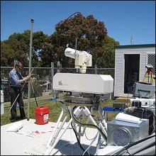 NICE Observatoire Cote d'Azur Station Laser en Tasmanie