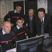 NICE Les Sapeurs Pompiers des Alpes Maritimes rencontrent les Collégiens à Bon Voyage