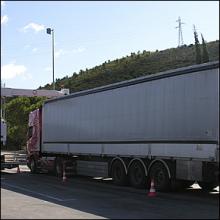 NICE LA TURBIE Opération escargot des routiers ce lundi sur A8