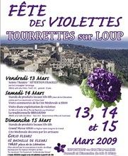 Fête des Violettes à Tourrettes sur Loup près de Nice