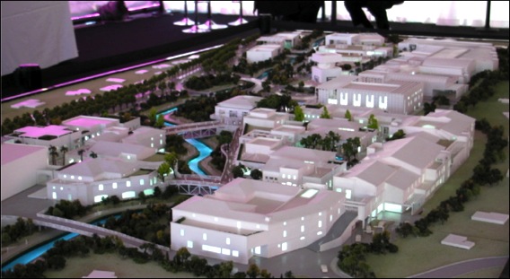 Cagnes sur mer Polygone Riviera Pose de la première pierre Cagnes sur mer Polygone Riviera Pose de la première pierre