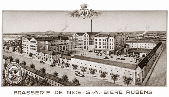 Brasserie de Nice SA Bière Rubens (source : nicerendezvous.com)