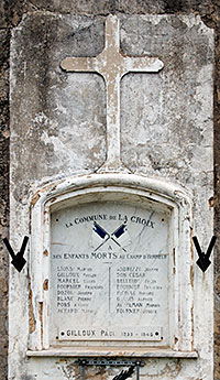 Monument aux Morts de La Croix-sur-Roudoule