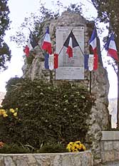 Monument aux Morts de Sainte-Agnès