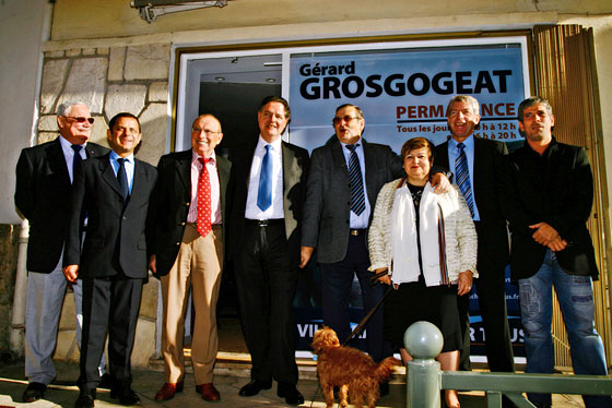 L'équipe de Gérard Grosgogeat et Jean-Pierre Mangiapan
