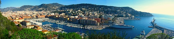 Cliquez sur l'image pour un panorama sur le Port de commerce de Nice Nice-Port-pano