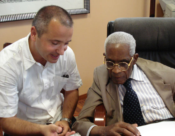 Jean-Marc Giaume et Aimé Césaire