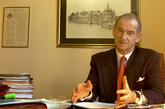 Le Procureur de la Republique Eric de Montgolfier dans son bureau au Palais de Justice de Nice montgolfier-jp-amet