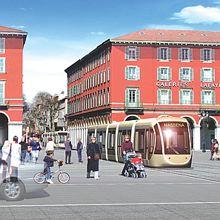 NICE Place Masséna Pin parasol première