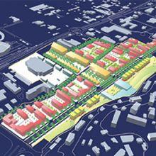 NICE MÉRIDIA Le nouveau quartier va sortir de terre plaine du Var