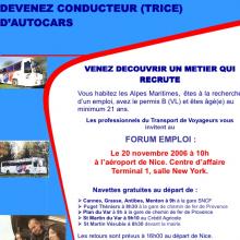 Nice Emploi Devenez conducteur d’autocars 50 emplois proposés