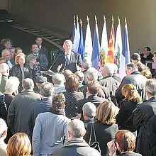 NICE Voie rapide Inauguration et ouverture provisoire de la chaussée nord 