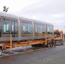 Nice Côte d’Azur Arrivée de la deuxième rame du Tramway 