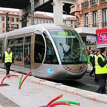 Nice Galop d’essai électrique pour le Tramway de la CANCA