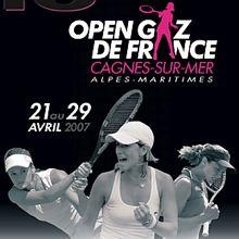 OPEN GAZ DE FRANCE CAGNES 2007 près de Nice Tennis féminin