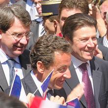 NICE SARKOZY A VALDEBLORE UN PRÉSIDENT A LA CAMPAGNE