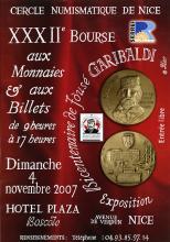 32e BOURSE-EXPOSITION DU CERCLE NUMISMATIQUE DE NICE 