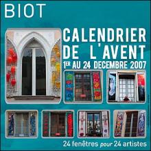 BIOT près de NICE 24 Fenêtres pour 24 Artistes Calendrier de l'avent