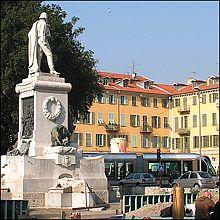 PLACE GARIBALDI à NICE PEYRAT Président de la CANCA visite le chantier 