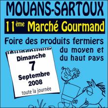 MOUANS-SARTOUX près de Nice et Cannes Marché Gourmand 