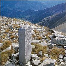 COMTÉ de NICE Sur les traces d'une frontière oubliée les bornes frontières