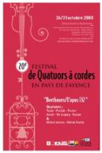 Fayence dans le Var près de Nice Festival international de quatuors à cordes