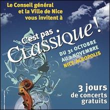 Programme C'est pas classique 2008 NICE PALAIS ACROPOLIS 