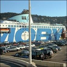 PORT de NICE MOBY LINES BASTIA-NICE en avril 2009