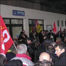 NICE SNCF TER Le train de la colère entre en gare la tension monte