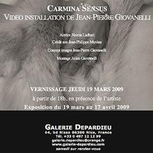 Nice, Exposition Video installation : Carmina Sensus