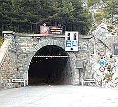 NICE ITALIE, Le tunnel de TENDE fermé à la circulation