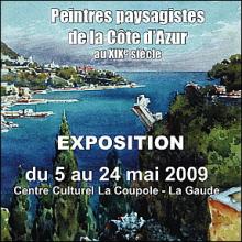 La Gaude, près de Nice, Exposition les Peintres paysagistes de la Côte d'Azur