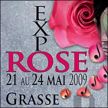 EXPOROSE 2009 à GRASSE, près de Cannes et Nice Côte d'Azur, du 21 au 24 mai