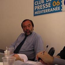 NICE Européennes, Gaston FRANCO au Club de la Presse Méditerranée 06