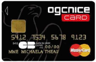 OGC NICE Une CARTE BANCAIRE dédiée aux supporters des Aiglons