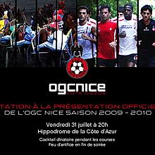 OGC NICE, HIPPODROME de CAGNES, Présentation de l'équipe 2009 2010