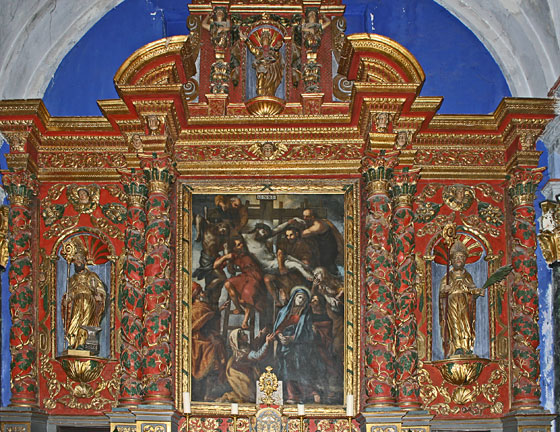 Retable de la chapelle des Pénitents Blancs