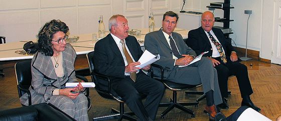 Bernard Brochand, député-maire de Cannes et Agostino Pesce, directeur de la Chambre de Commerce Italienne vivere-cannes