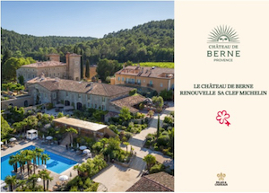 Château de Berne renouvelle sa Clef MICHELIN S25 44 berne
