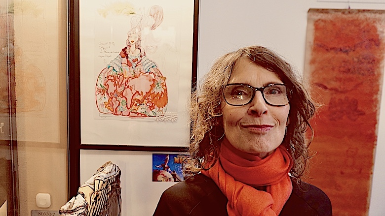 L’Artiste Virginie Broquet Reine du Carnaval Pop à la Galerie Ferrero Vieux-Nice
