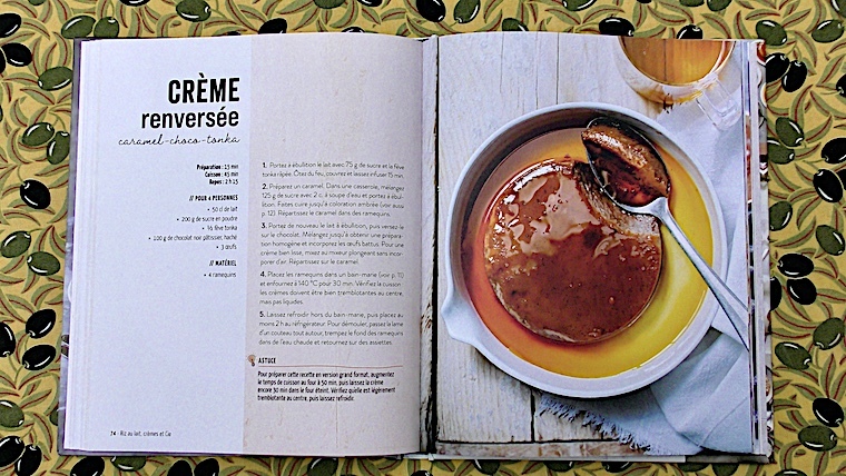 Flans, Crèmes & Riz au lait de Séverine Augé Nice RendezVous rayon Livres de Cuisine